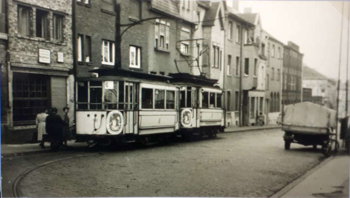 Straßenbahnfoto Wickrath, Urheber unbekannt